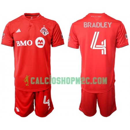 Toronto FC Bradley 4 Bambino Maglia Prima 2020/2021 Manica Corta (+ Pantaloncini)